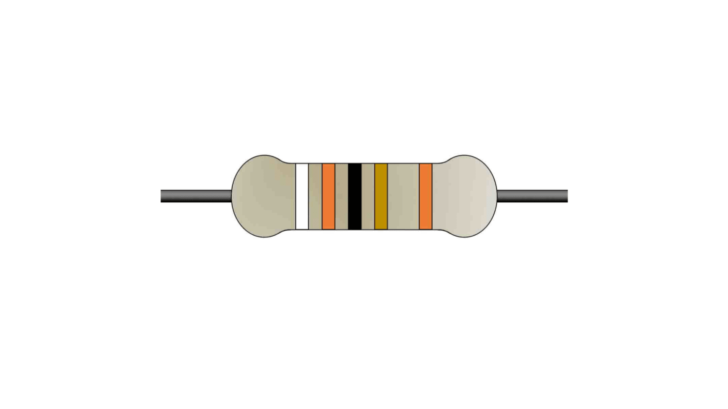 Yageo 91Ω Metal Film Fixed Resistor 0.25W ±1% MFR-25FTE52-91R