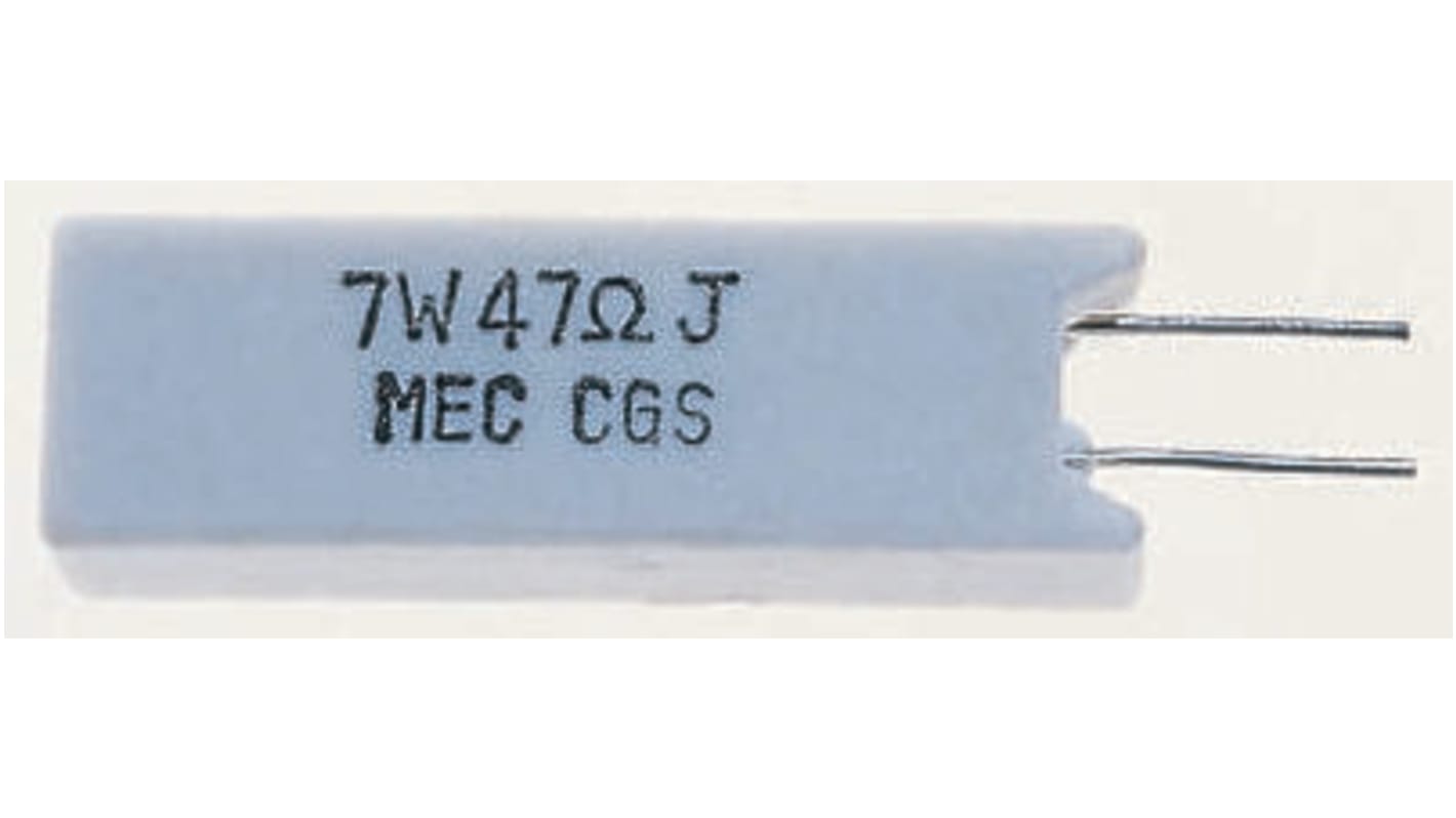 TE Connectivity 47Ω Wire Wound Resistor 7W ±5% SQMW747RJ