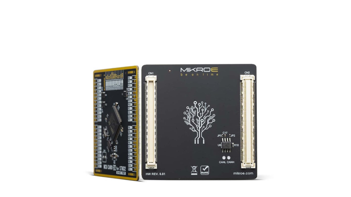 Vývojová sada mikrokontroléru, STM, MCU, 32 bitů, ARM Cortex-M7, MCU CARD 24 FOR STM32, Přídavná deska