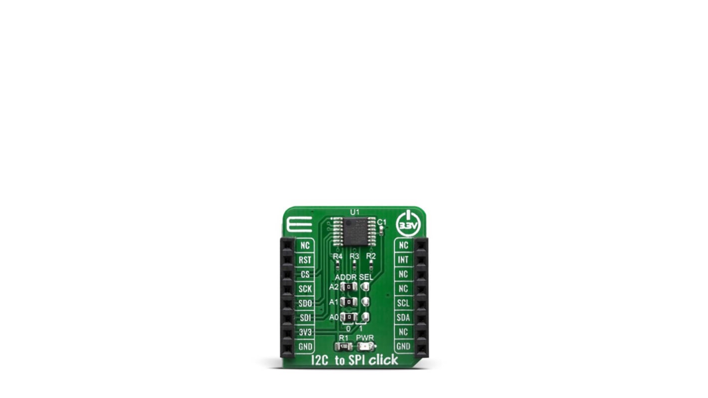 MikroElektronika 12C to SPI click SC18IS602B Development Kit for Interface Between SPI Bus and I2C Bus MIKROE-3743