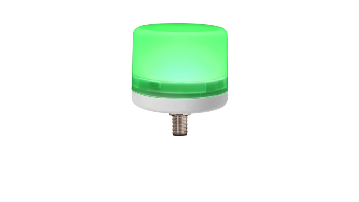 RS PRO Green Steady Beacon, 24 Vdc, Screw Mount, LED Bulb, IP66