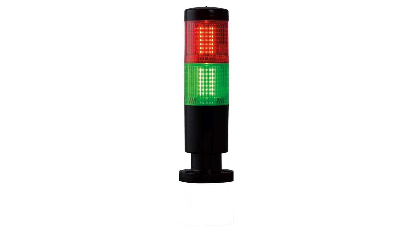 Columna de señalización RS PRO, LED, con 2 elementos, 24 V