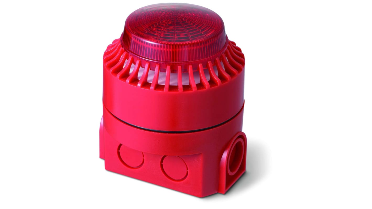 RS PRO Sounder Beacon, 24 V, IP44, 114dB at 1 Metre