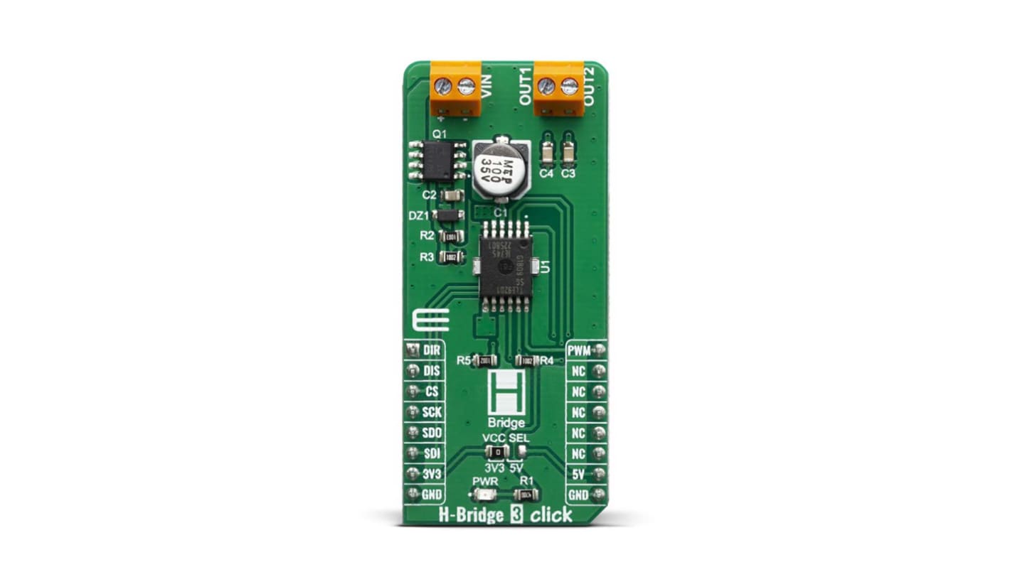 MikroElektronika Mikroe-3613 Sensor-Entwicklungskit, H-Bridge 3 Click