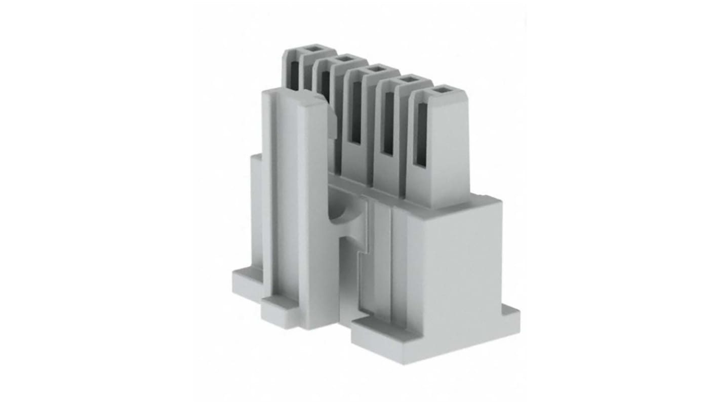 Samtec, IPD1 PCB Connector Housing, 2.54mm Pitch, 14 Way, 2 Row Top Entry