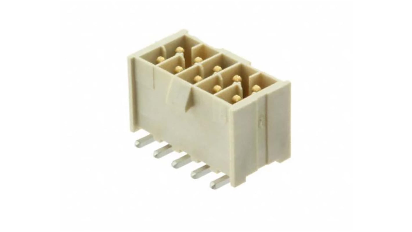 Conector macho para PCB Samtec serie IPL1 de 4 vías, 1 fila, paso 2.54mm, Montaje en orificio pasante