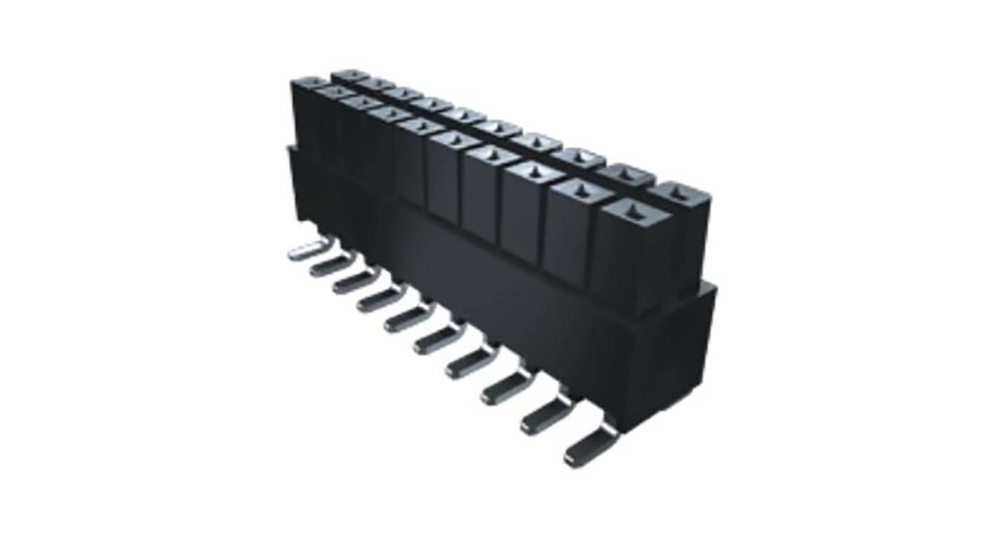 Conector hembra para PCB Samtec serie IPS1 IPS1-125-01-L-D., de 50 vías en 2 filas, paso 2.54mm, Montaje en orificio