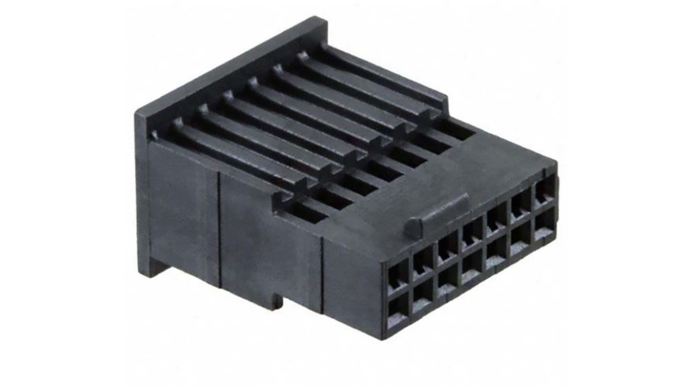 Carcasa de montaje en PCB Samtec ISDF-06-D-M, Serie ISDF, paso: 1.27mm, 12 contactos, 2 filas, Entrada Superior, Hembra