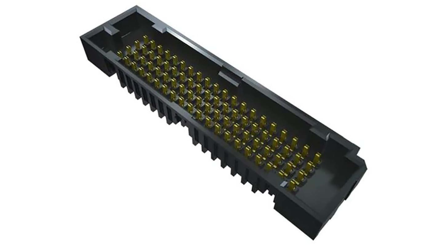 Samtec LPAM Series Straight Surface Mount PCB Header, 320 Contact(s), 1.27mm Pitch, 8 Row(s), Shrouded
