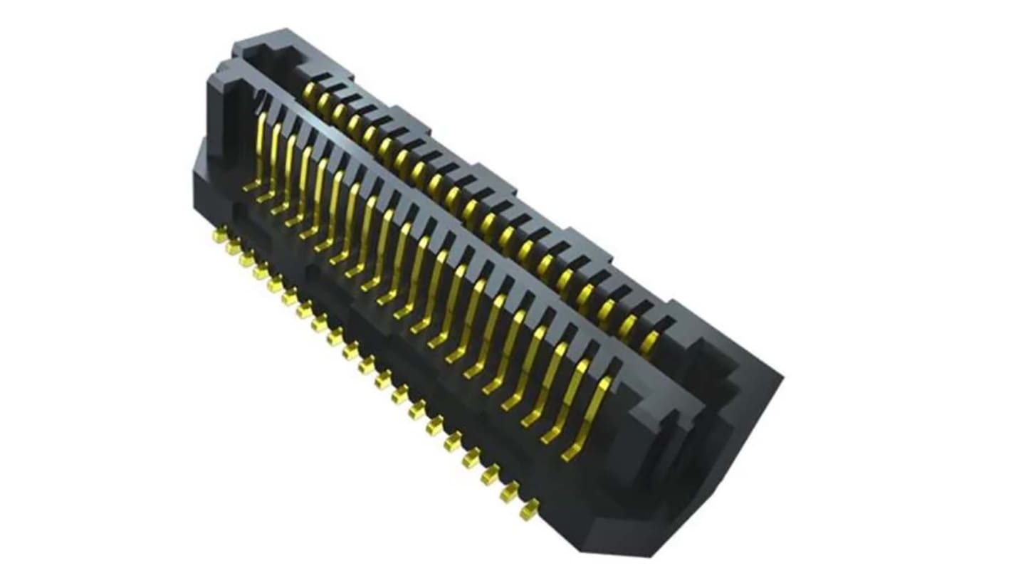 Samtec LSS Series Straight Surface Mount PCB Header, 60 Contact(s), 0.635mm Pitch, 2 Row(s), Shrouded