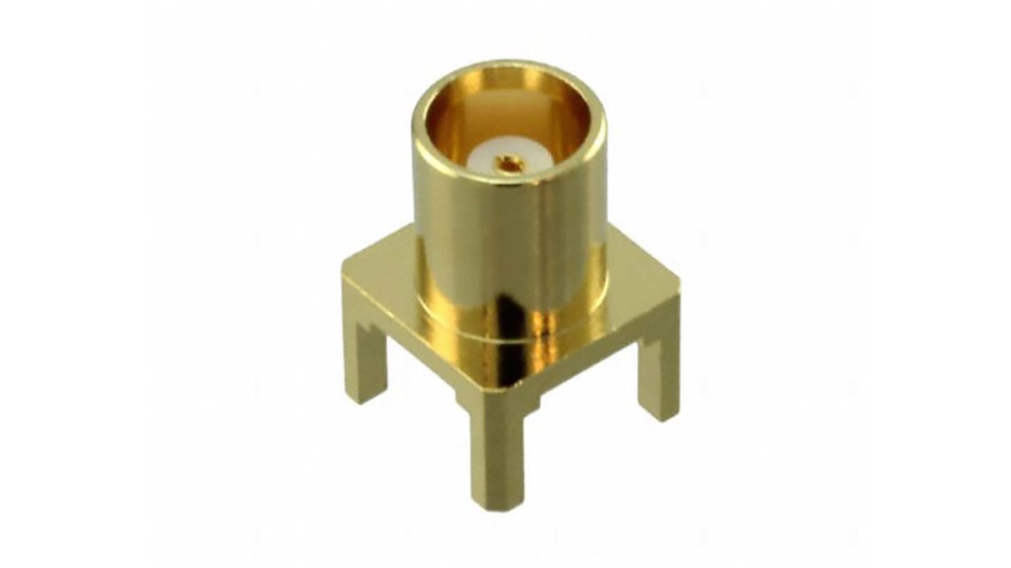 Samtec MCX Series, jack Through Hole MCX Connector, 50Ω, Through Hole Termination, Straight Body