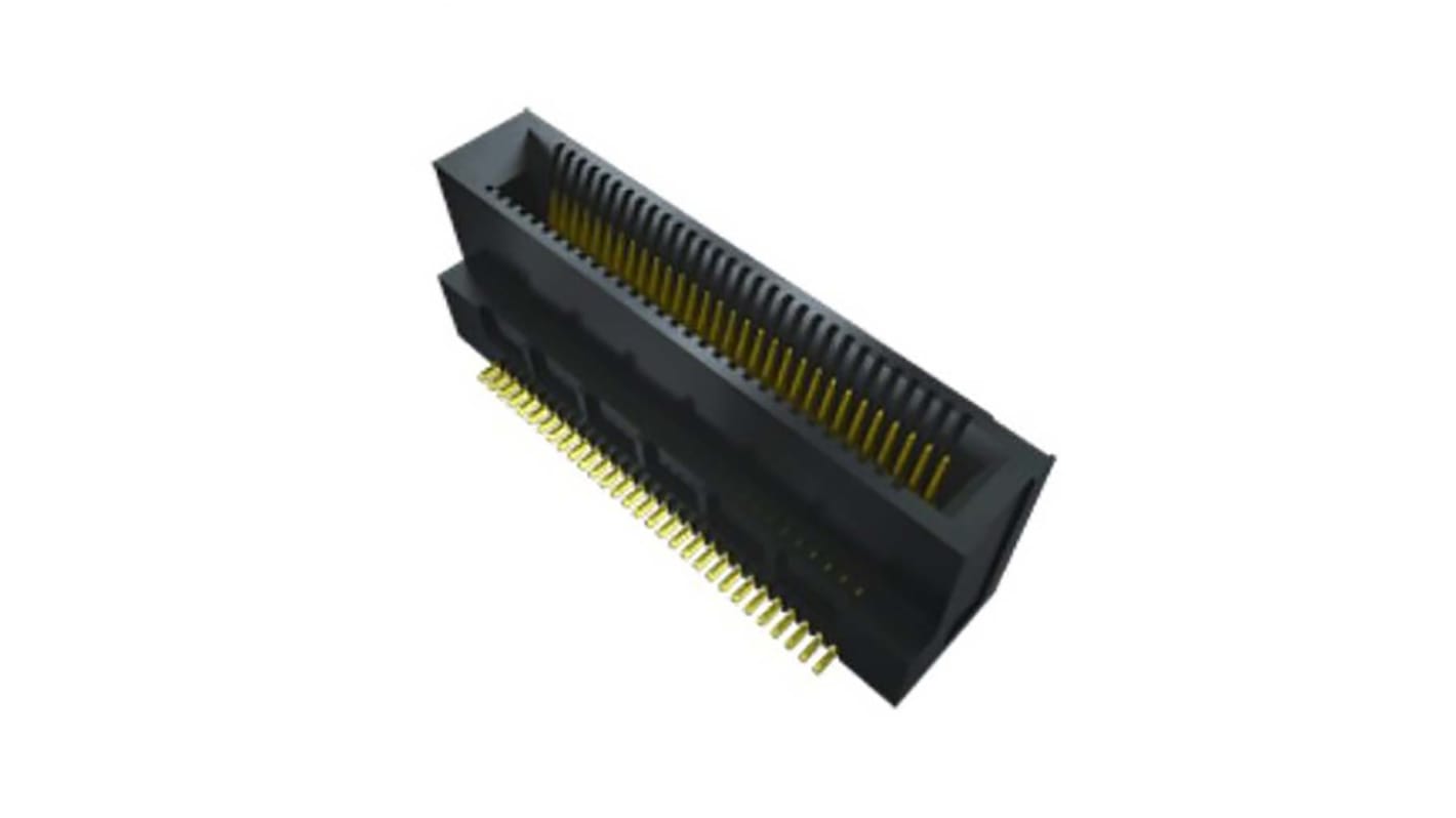 Samtec MEC6 sorozatú, Felületszerelt Edge-csatlakozó 0.635mm, 1 soros, 2.4A