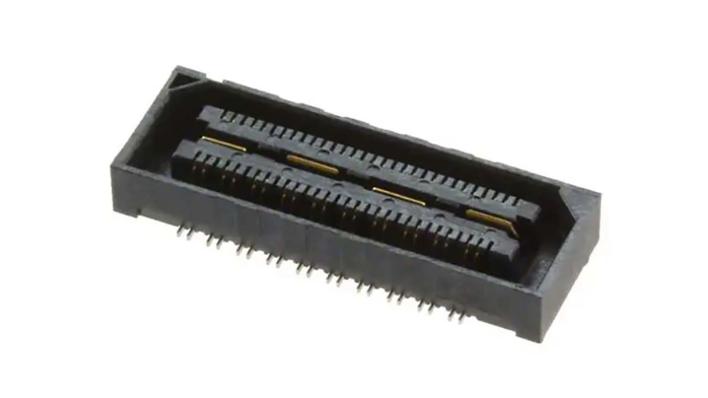 Presa PCB Samtec, 40 vie, 2 file, passo 0.55mm, Montaggio con foro passante