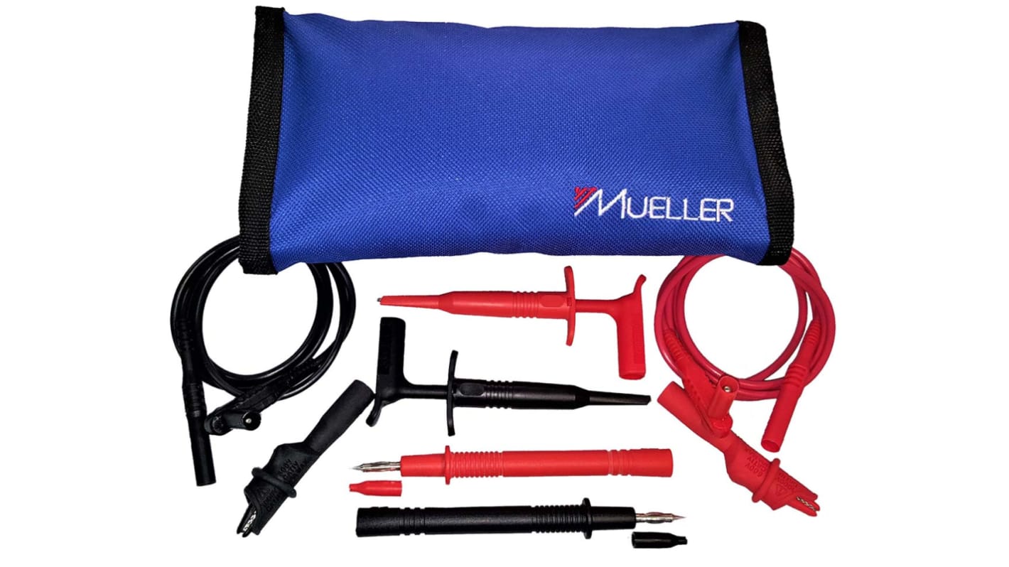 Kit de sondes de test Mueller Electric 4mm CAT III 1000V