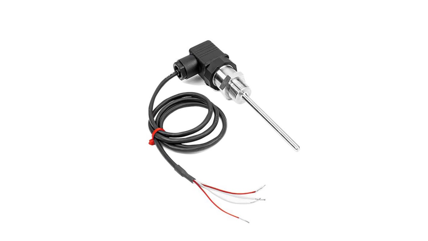 Sensor RTD PT100 RS PRO de 3 hilos, sonda: Ø 6mm, long. 50mm, temp. -50°C → +250°C