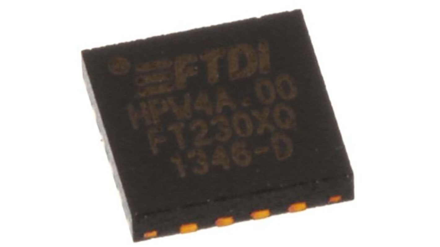 FTDI Chip Multiprotocol Transceiver 16-Pin QFN, FT230XQ-T