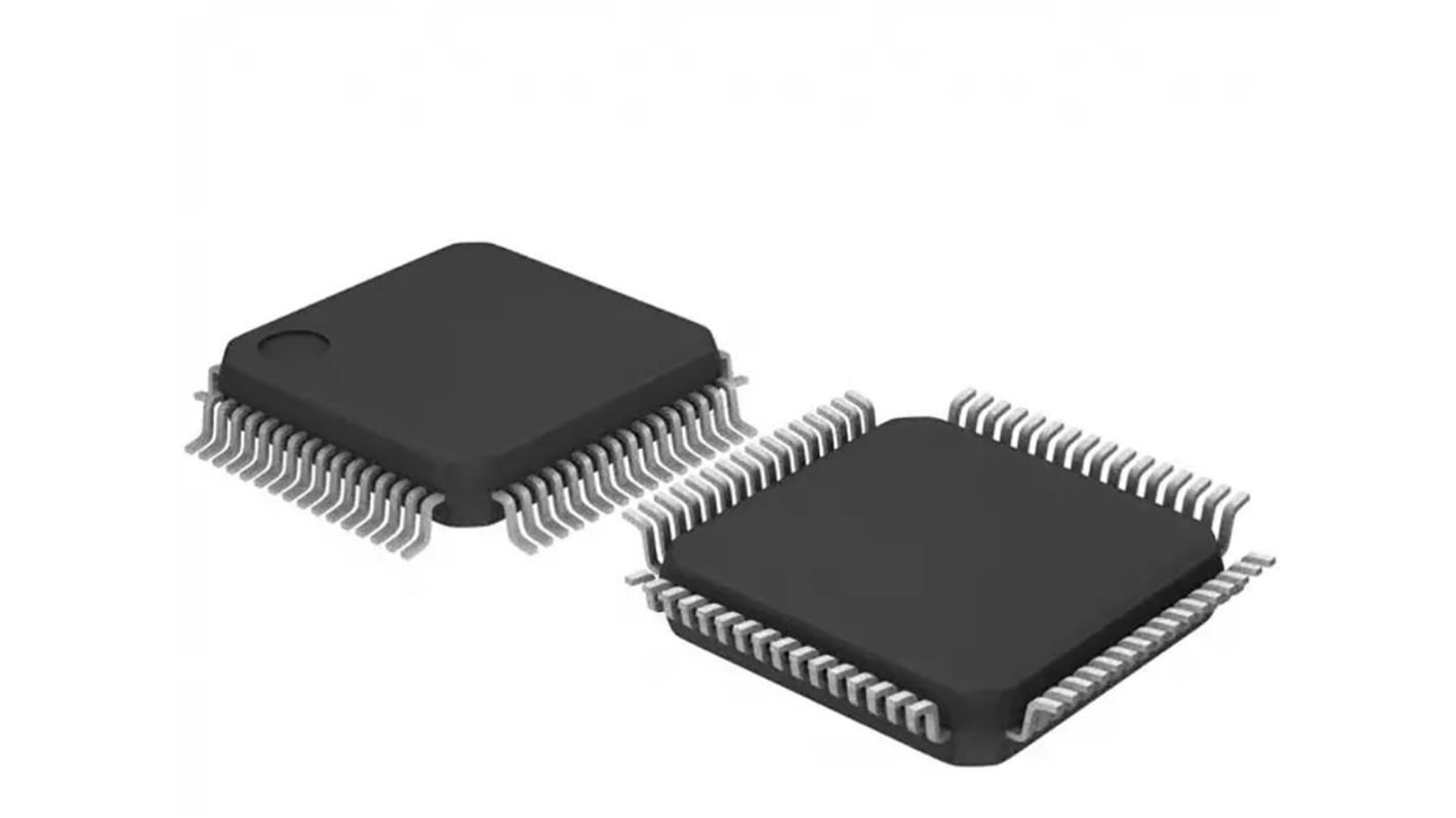 FTDI Chip USB-vezérlő FT4232HL-TRAY 4-csatornás, 30Mbps, USB 2,0, 3,3 V, 64-tüskés, LQFP