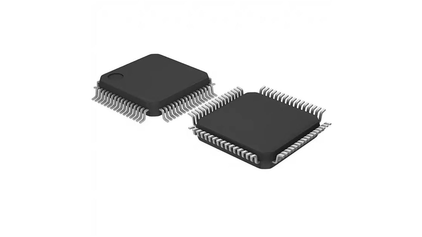FTDI Chip USB-vezérlő FT4232HL-TRAY 4-csatornás, 30Mbps, USB 2,0, 3,3 V, 64-tüskés, LQFP