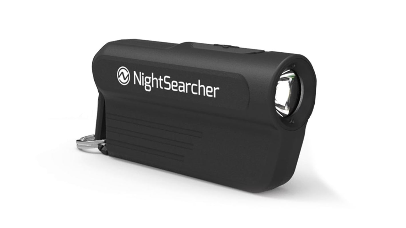 Torcia da portachiavi compatta LED Nightsearcher Ricaricabile, 300 lm