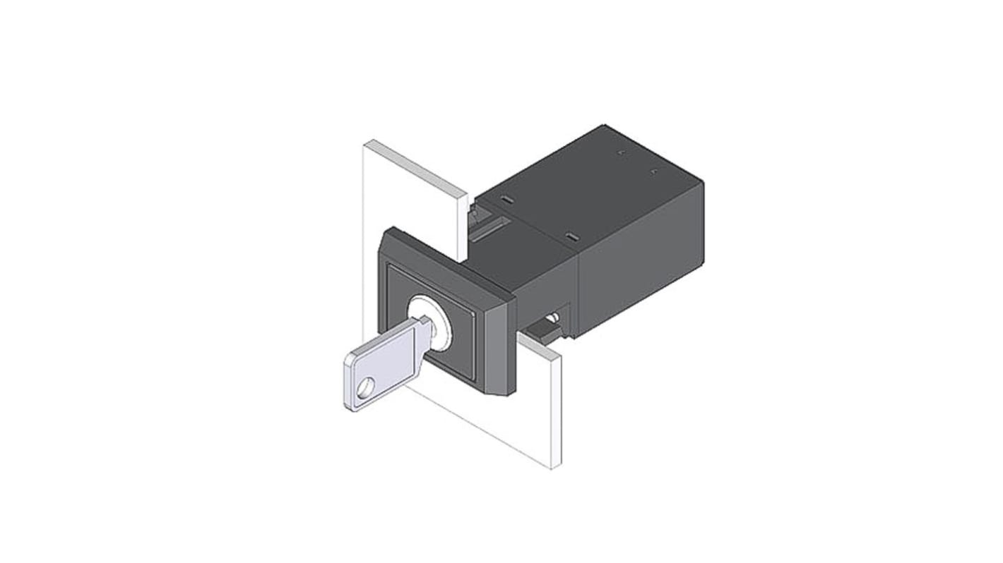 Kulcsos kapcsoló Védelmi szint: IP65 1NC+1NO, 10 A, 2-pozíciós, -25 → +85°C