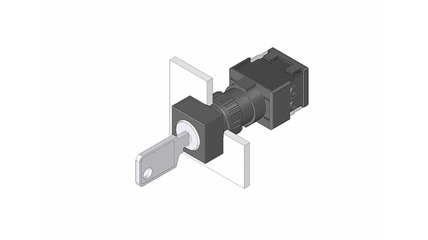 IP65 Nøgleomskifter, 3 stillinger