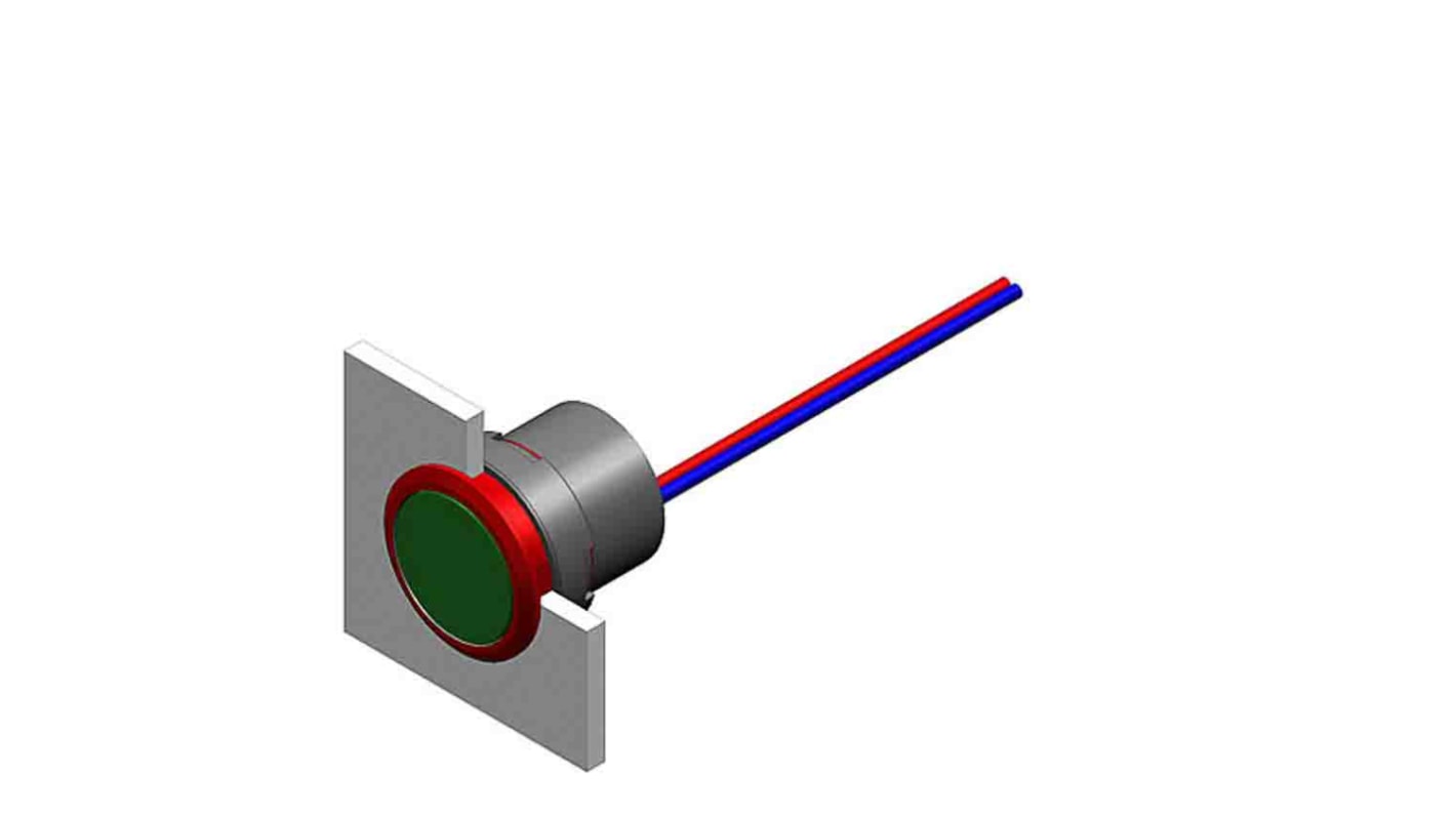 EAO Leuchtmelder, Leuchtmelder-Frontelement 84, Ausschnitt-Ø 22.3mm LED