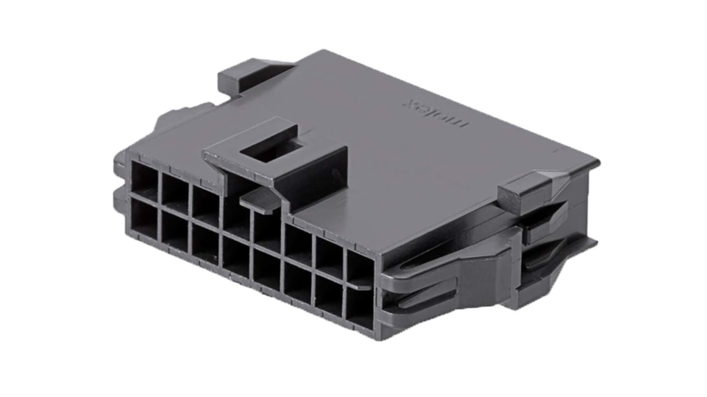 Molex NYÁK csatlakozó ház, 201444 sorozat, távolság: 2.5mm, Egyenes, Nő