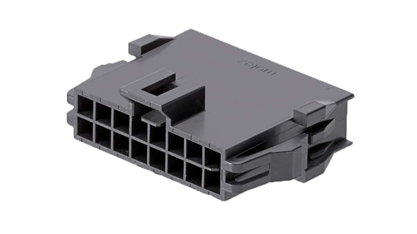 Molex, 201444 Female PCB Connector Housing, 2.5mm Pitch, 2 Row