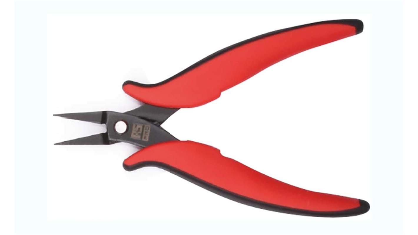 RS PRO Flat Nose Pliers, 146 mm Overall, Straight Tip, 29mm Jaw