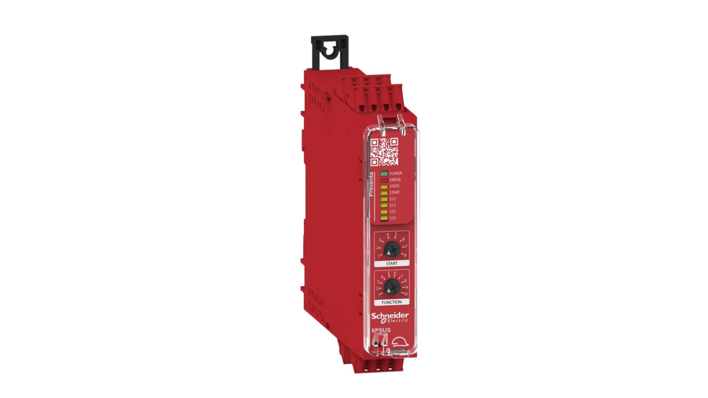 Schneider Electric Dual-Channel Emergency Stop Safety Relay, 24V, 2 Safety Contacts