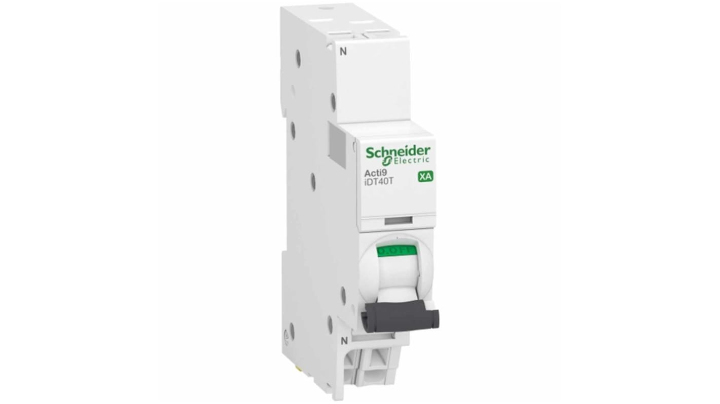 Schneider Electric Haushalts-MCB Leitungsschutzschalter Typ C, 1-polig 6A 230V, Abschaltvermögen 7,5 kA Acti 9