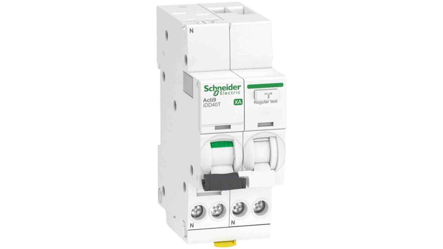 Schneider Electric Acti 9 MCB, 1P, 10A Curve C, 230V AC, 7.5 kA Breaking Capacity