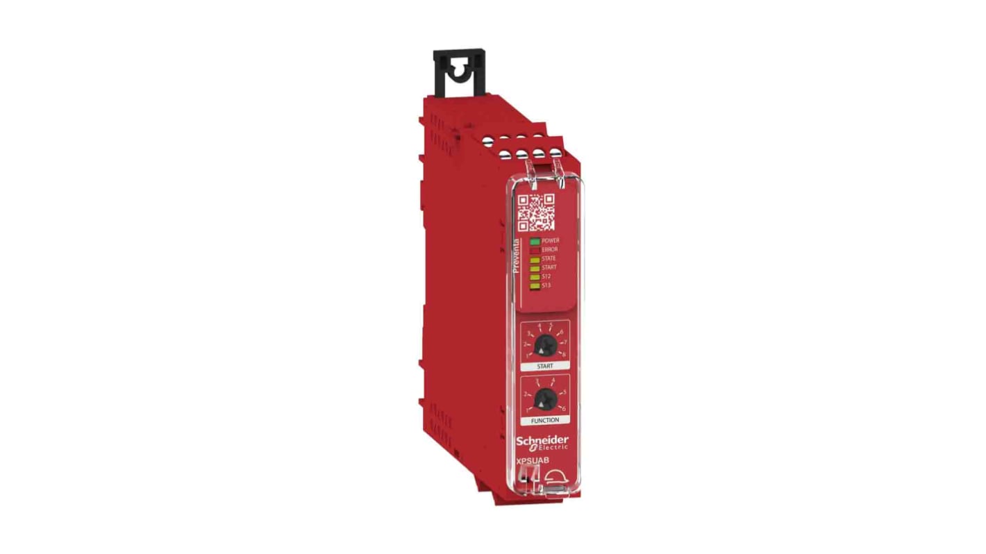 Schneider Electric Single-Channel Emergency Stop Safety Relay, 24V, 1 Safety Contacts