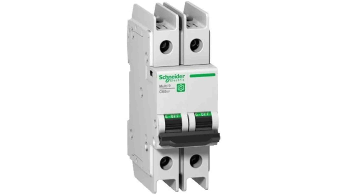 Schneider Electric Acti9 MCB1P, 2A Curve D