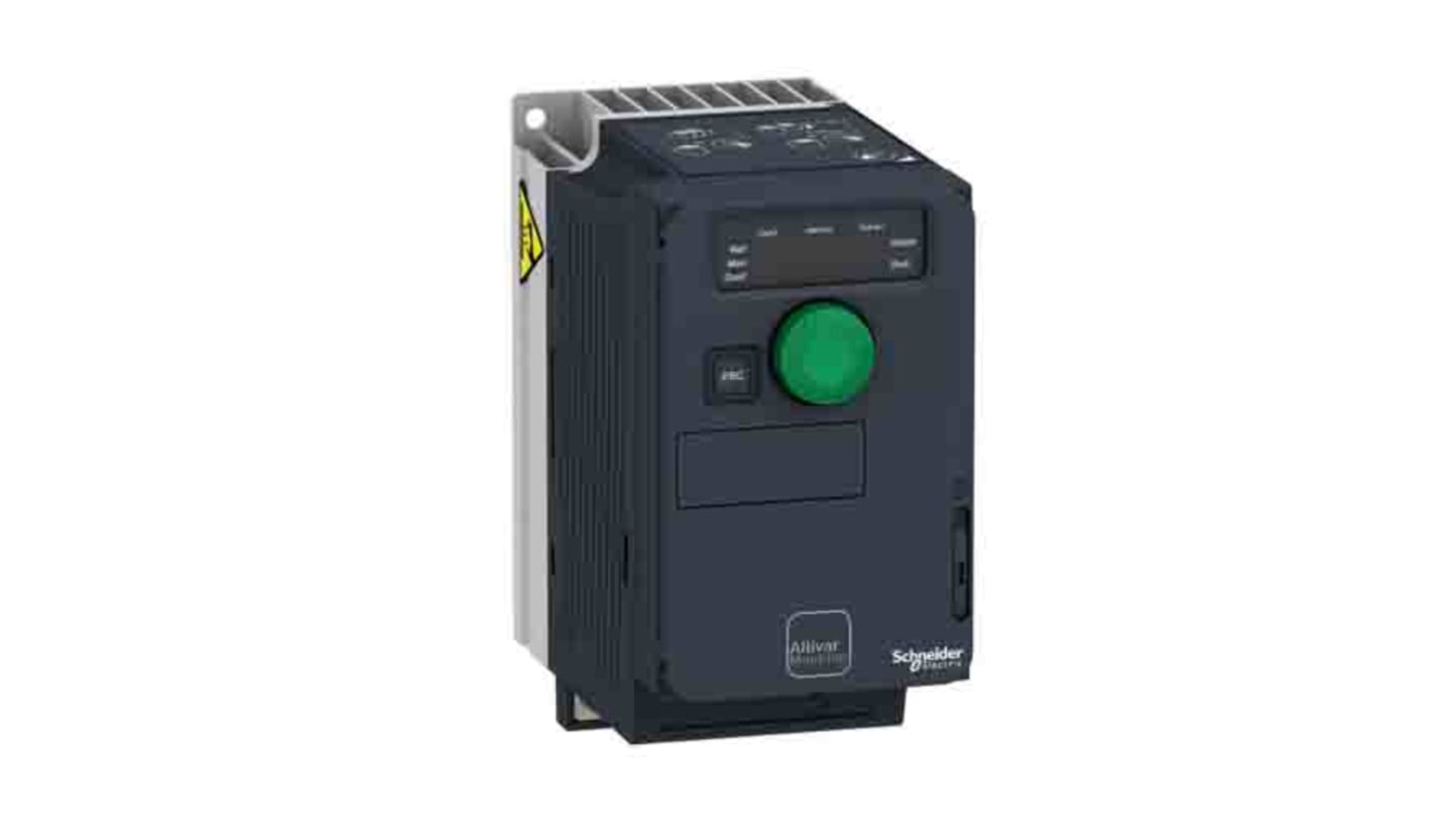 Schneider Electric Variable Speed Drive, 0.37 kW, 3 Phase, 200 V ac, 3.1 A, ATV320 Series