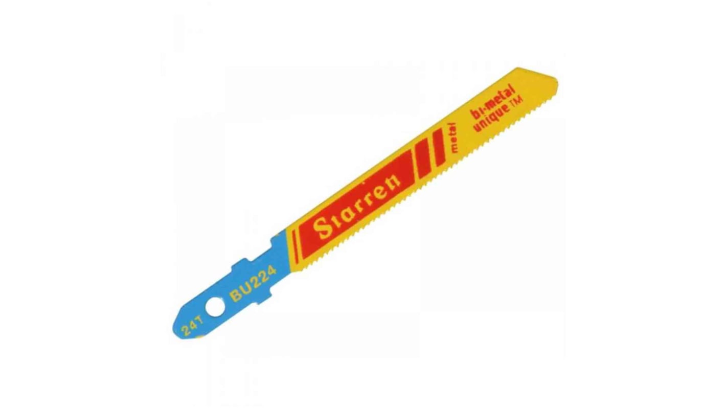 Lame de scie sauteuse Starrett, Longueur de coupe 50mm Pas de 1.8mm X 5