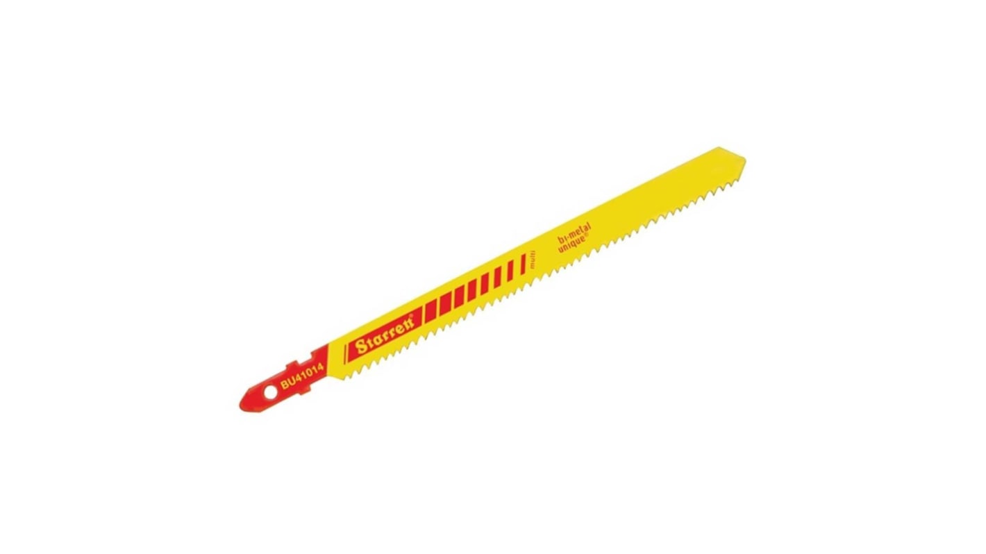 Lame de scie sauteuse Starrett, Longueur de coupe 100mm Pas de 1.9mm X 5