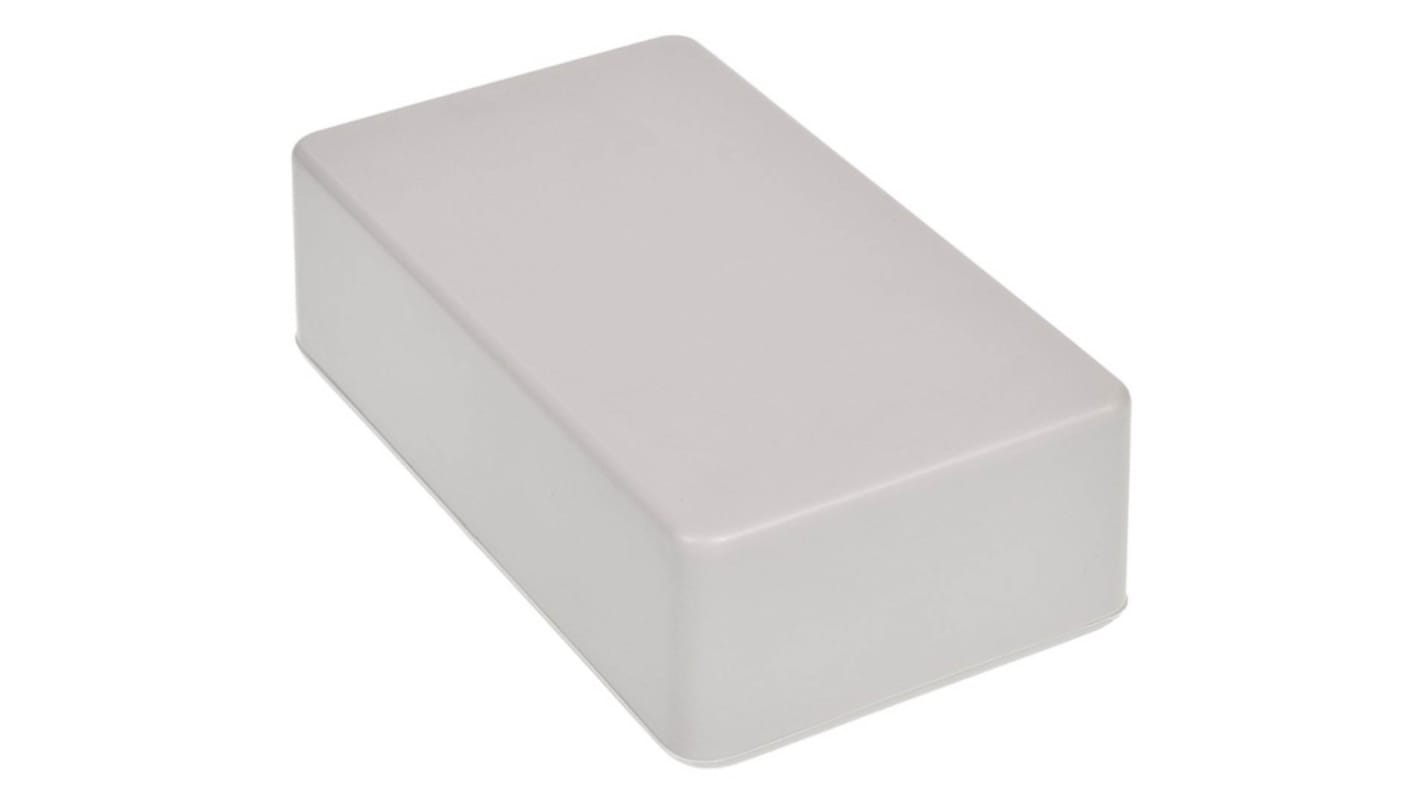 RS PRO Light Grey Polycarbonate Enclosure, IP54, 124 x 71.5 x 38mm