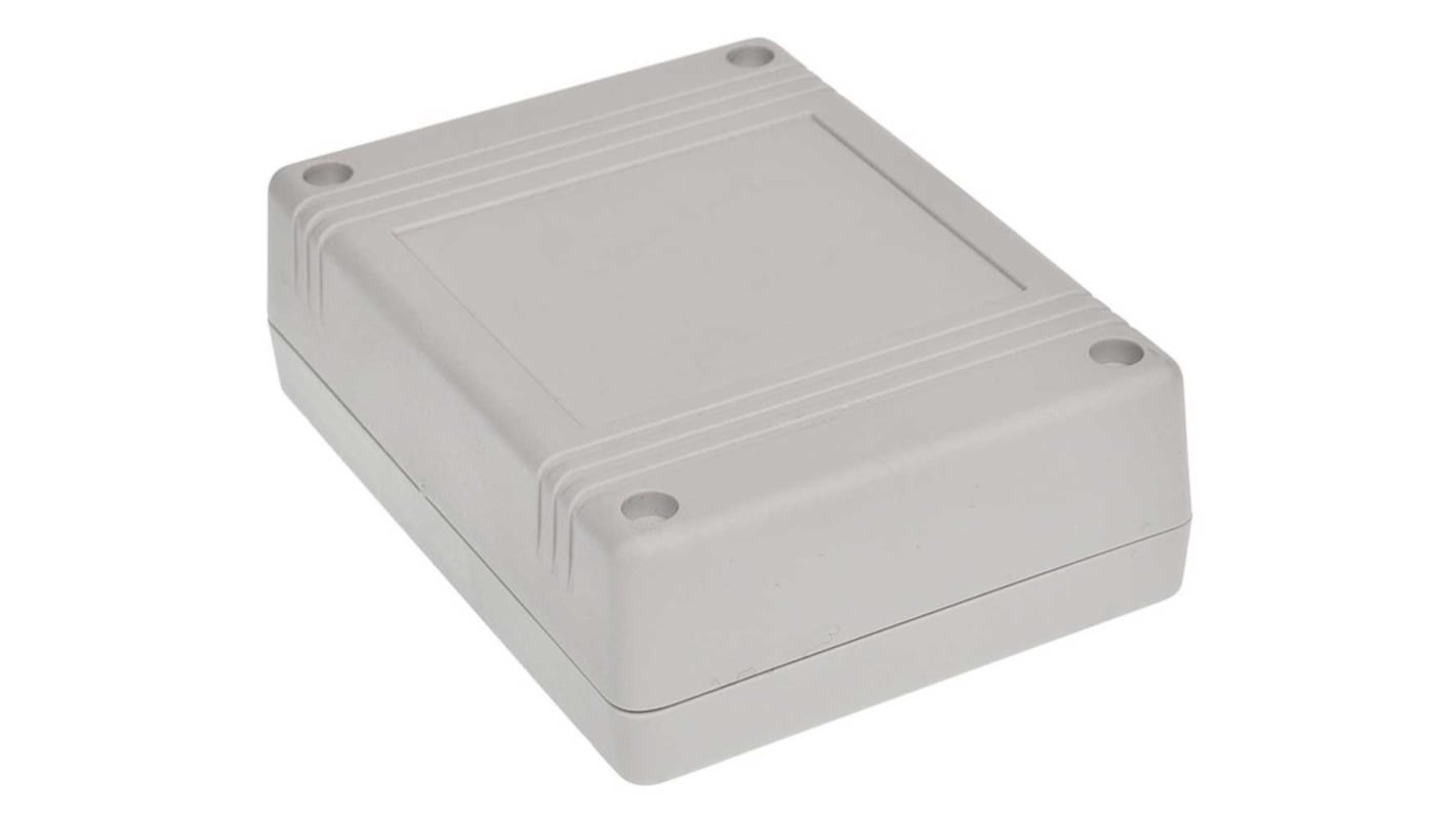 Contenitore RS PRO in Policarbonato 120 x 90 x 38mm, col. Grigio chiaro, IP54