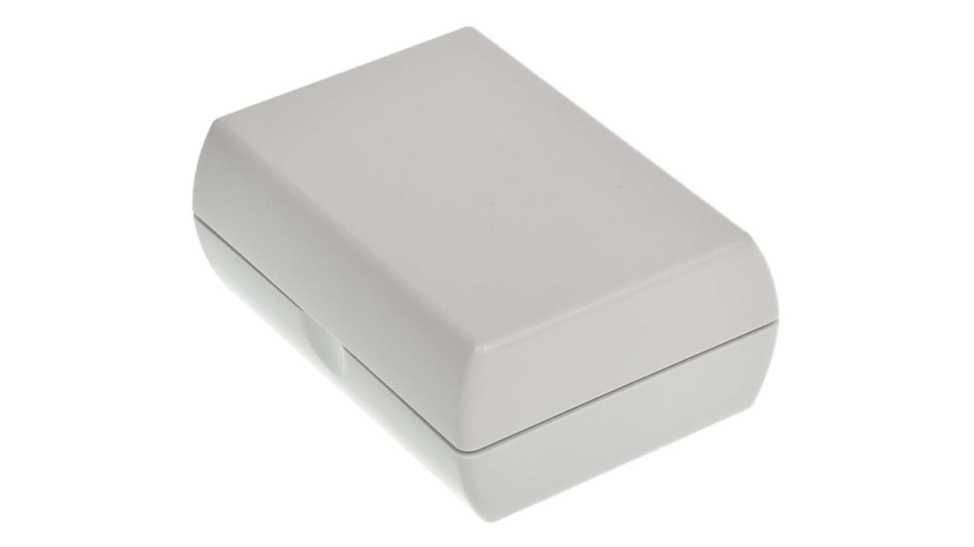 RS PRO Light Grey Polycarbonate Enclosure, IP52, 26.5 x 46.5 x 65.5mm