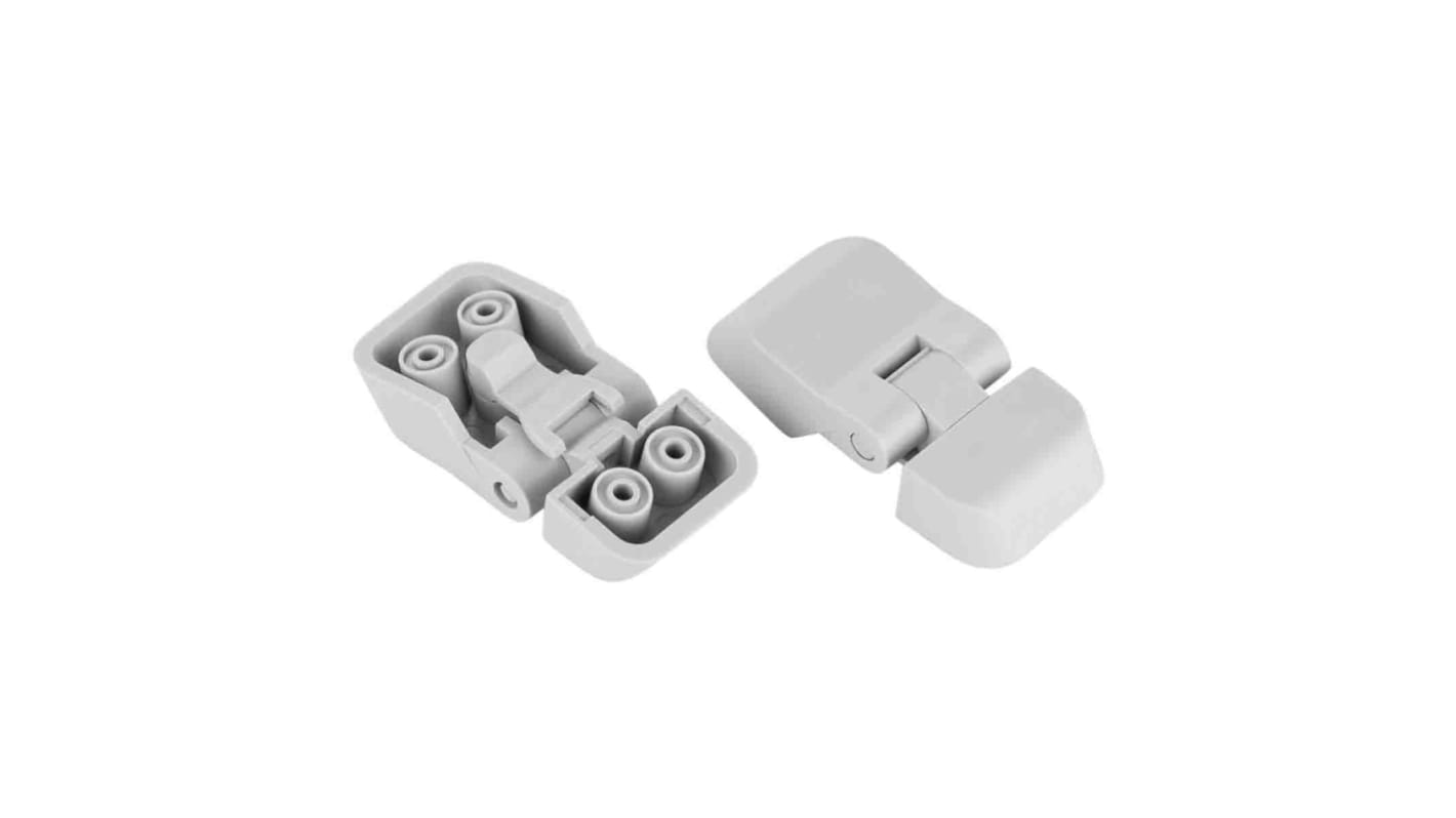 RS PRO Polycarbonate Hinge for Use with RS PRO 1920697, 47 x 23.7 x 14.05mm