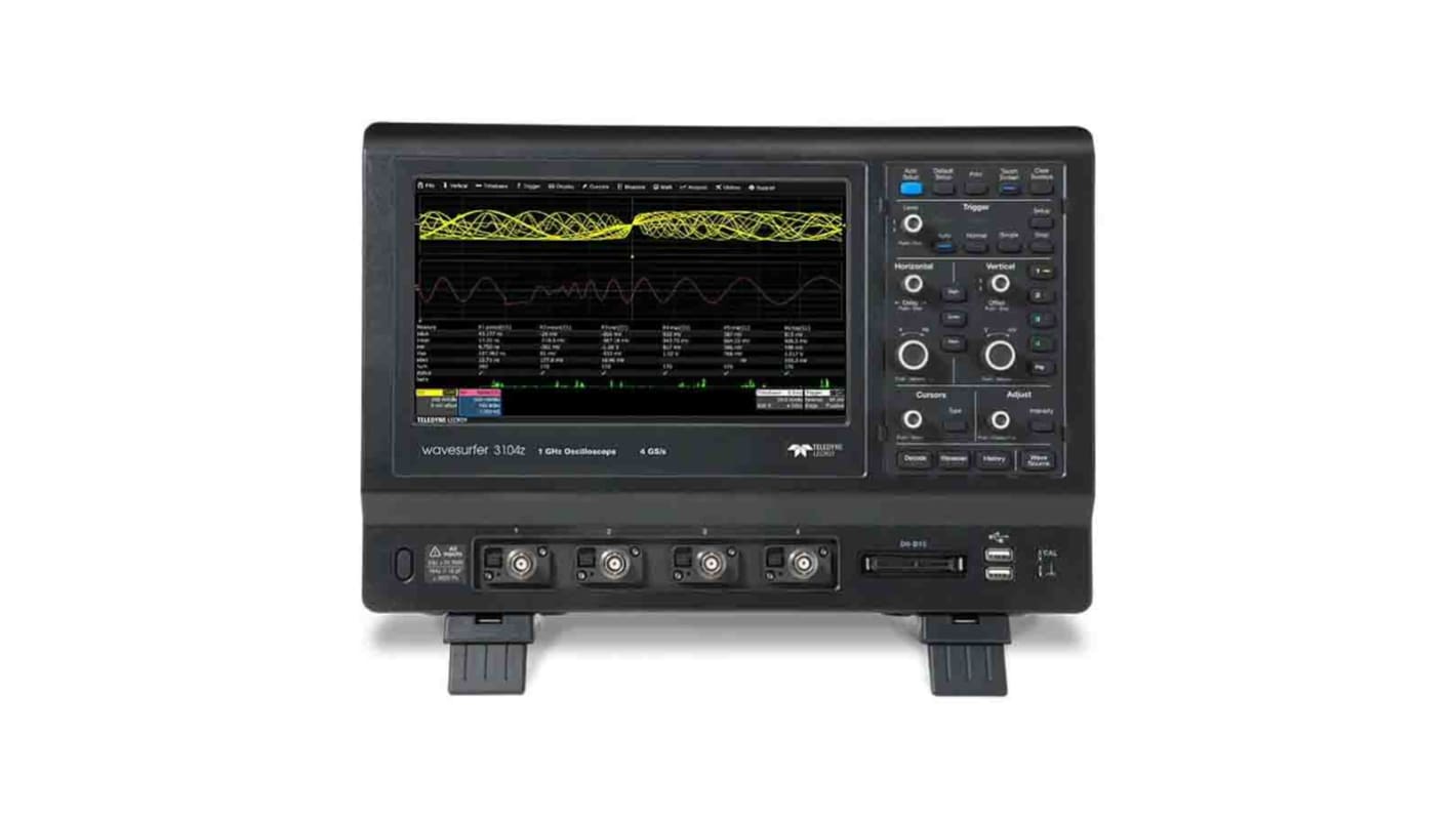 Oscilloscope De table 4 voies, 1GHz, série WaveSurfer 3000z, Etalonné RS