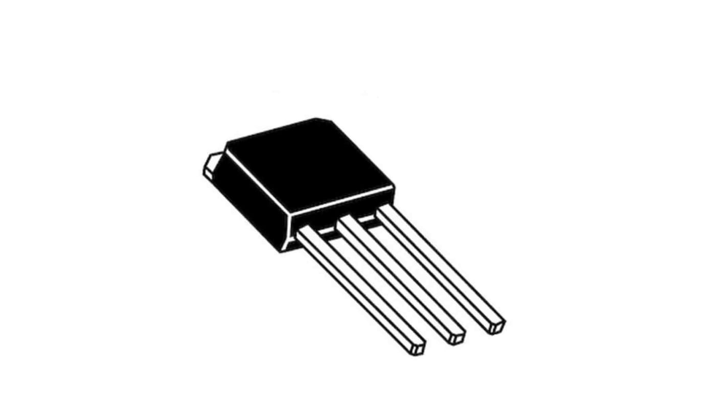 N-Channel MOSFET, 3.2 A, 5 A, 850 V, 3-Pin IPAK Vishay SIHU6N80AE-GE3