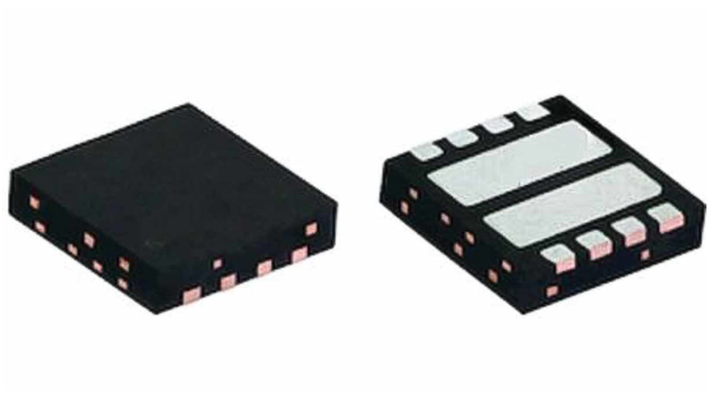 Dual N-Channel MOSFET, 38 A, 60 V, 8-Pin PowerPAIR 3 x 3FDC Vishay SiZ250DT-T1-GE3