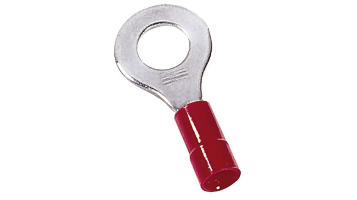 Cosses à œillet MECATRACTION, Isolé, Rouge, 1,5mm², M4, 8mm, série N