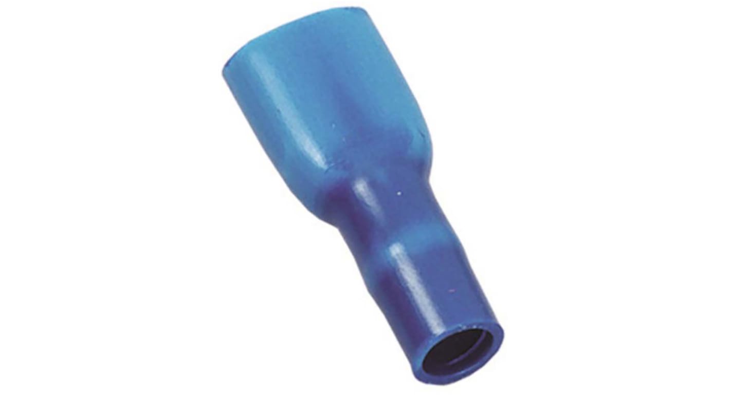 Terminal de lengüeta hembra aislado de color Azul MECATRACTION S de crimpar, 6.35 x 0.81mm estañado