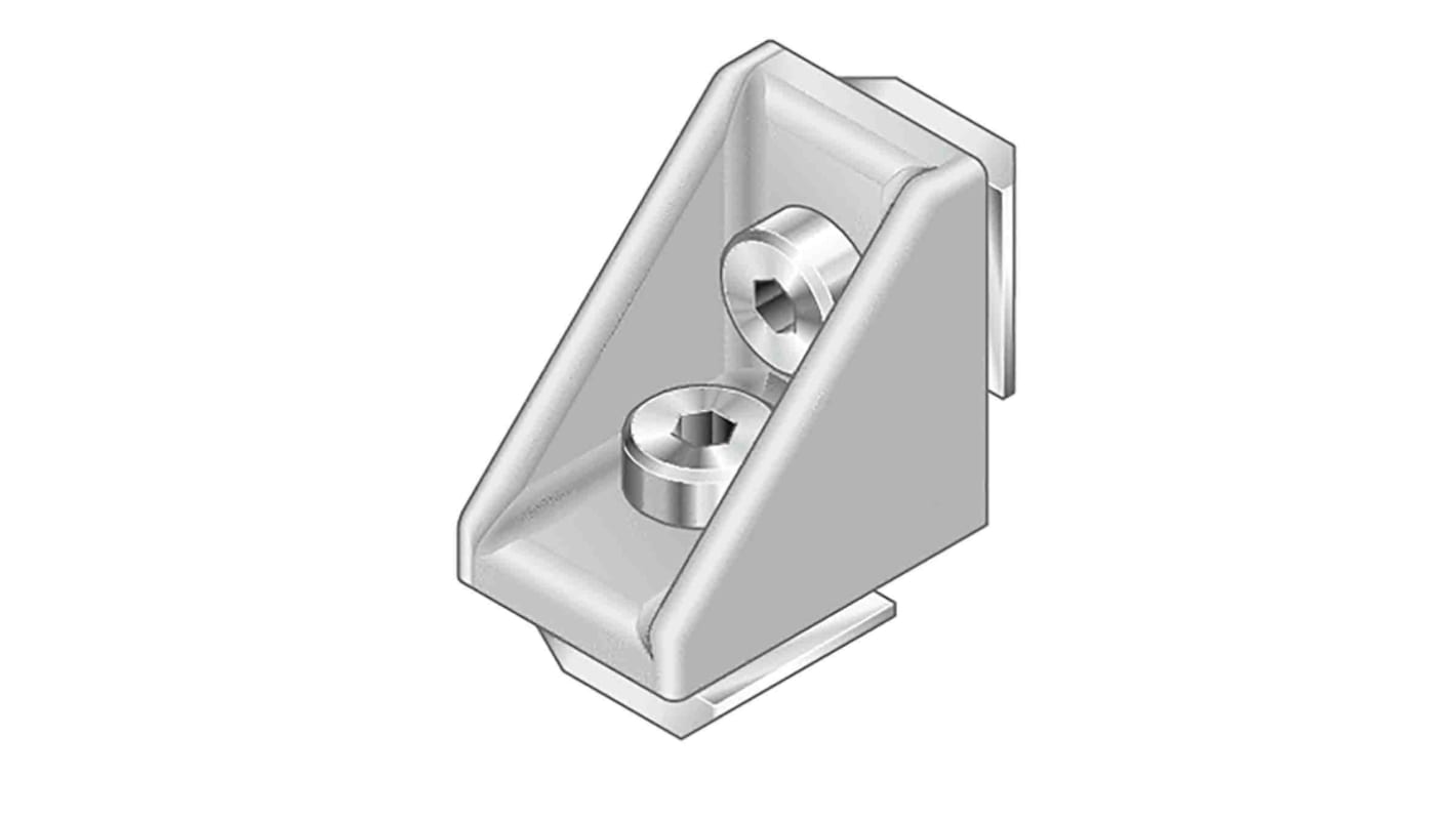 Bosch Rexroth M6 Mounting Bracket Connecting Component, Strut Profile 30 mm, Groove Size 8mm