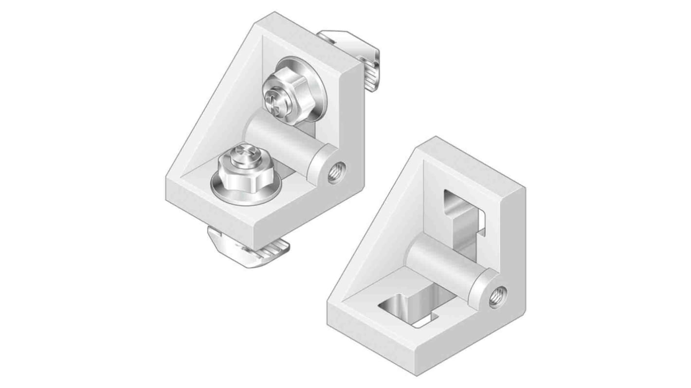 Bosch Rexroth Verbindungskomponente, Montagehalterung, Steckverbinderhalterung und Gelenk für 10mm, M8, L. 40mm passend