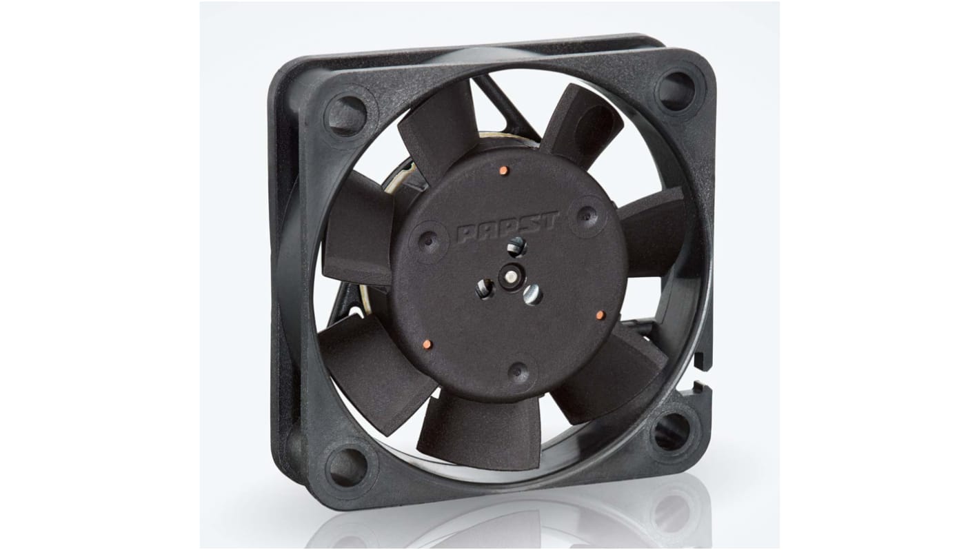 ebm-papst 400 F Series Axial Fan, 12 V dc, DC Operation, 8m³/h, 0.7W, 58mA Max, IP20, 40 x 40 x 10mm