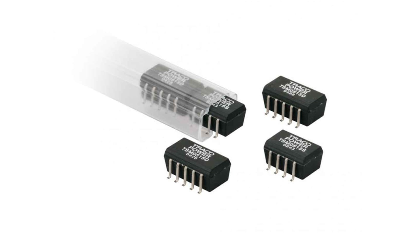 Convertisseur DC-DC TRACOPOWER, TSM, Montage en surface, 1W, 1 sortie, 9V c.c., 110mA